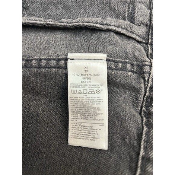 Gap Women’s  Denim Jacket Medium Wash XS Long Sleeve Button Down With Pockets - Picture 15 of 15